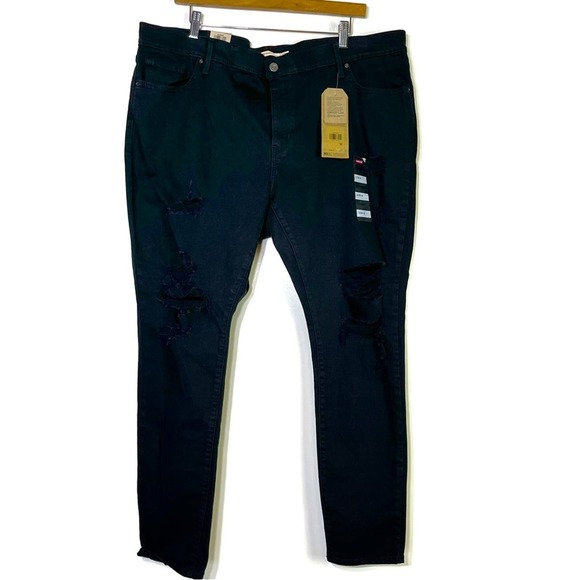 NWT Levi's Women's Skinny Jeans - Black - Picture 1 of 9